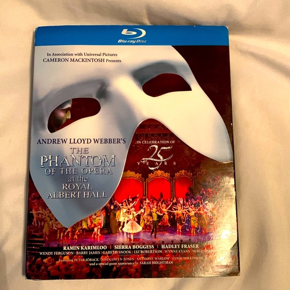 phantom of the opera Other - The Phantom of the Opera at The Royal Albert Hall Blue-Ray DVD 25th Anniversary